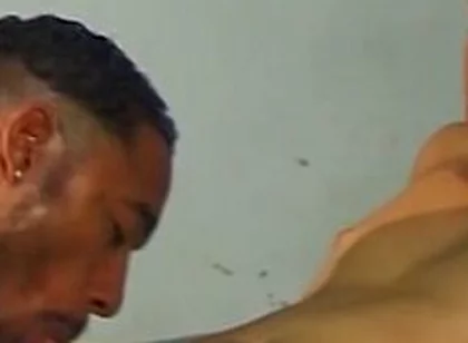 Neighborhood Guys 2 Muscular Black Guy From The Neighborhood Fucks His Latino Friend
