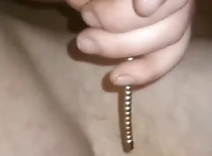 Sounding with Catheter and Sounding Rod Completely Introduced