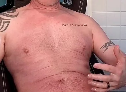 Straight Hunk Gets Naked, Jerks off and Cums on Cam