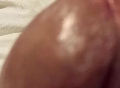 Bedtime Masturbation, Big Cock Wanking Edging Cumming Close up - Rockardglans