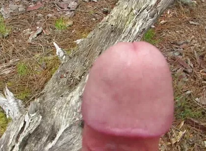 Naked Boner Walk in Public Forest Part 6