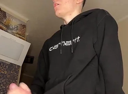 Hot Young Guy’s Cum Play