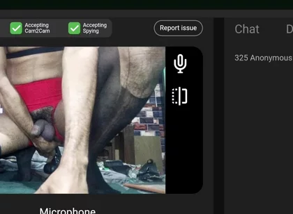 Sissy Boy Lingeire Red Underwear Black Bra, Big Black Monster Dildo Deep Inside, Squirting in Cup. Webcam Show, Assam93