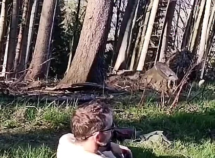 Naked in Forest