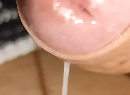 The Largest Production of Pre Cum in the World in a Single Sharpening.