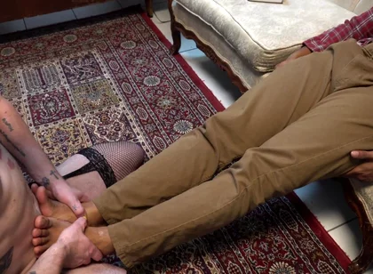 Creepy Foot Angel
