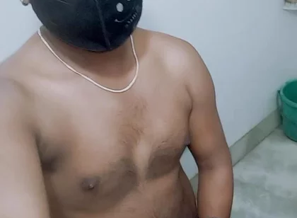 Masturbating
