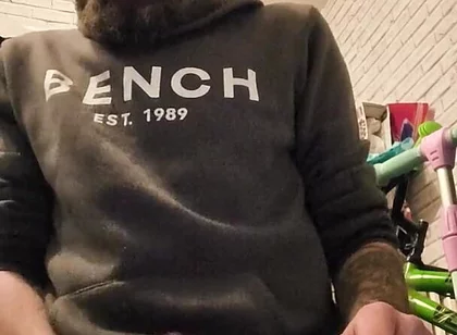 Masturbating My Big Hard Dick and Smoking