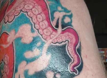 My Octopus Tattoo Is Finished! I Love It!