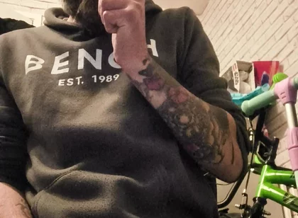 Masturbating My Big Hard Dick and Smoking