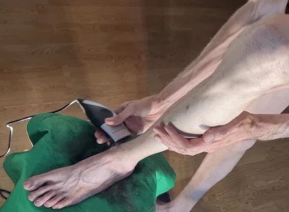 Trimming My Legs and Trying on a Tight Dress
