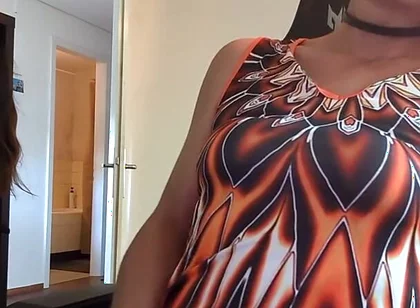 Sissy Jerking off and Eating Her Cum