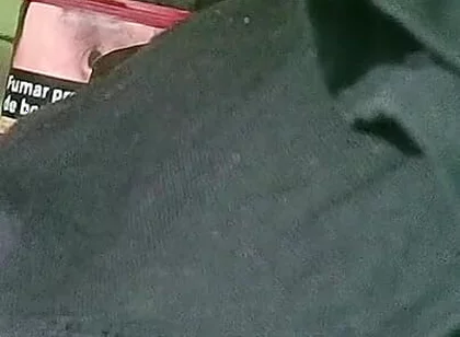Double Toy Vibrating at the Tip Until Ejaculation