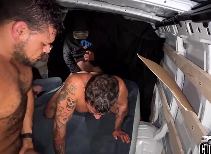 Cum Dump Van Gang Bang Interracial Gang Bang