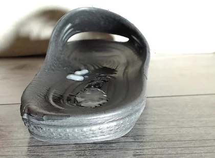 Thick Straight Cock Cums in Slippers