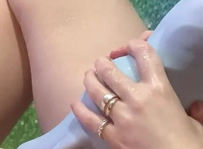 Redhead Fucks Bad Dragon Fleshlight and Fills It with Cum
