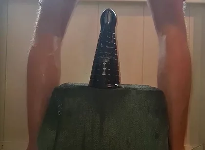 Solo Gay Male - Extreme Anal Destruction Huge Dildo's and Fisting