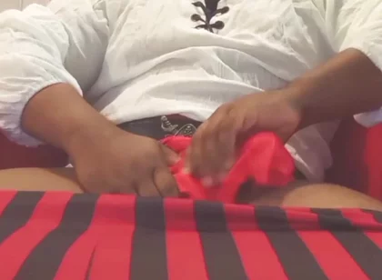 Pirate Cosplayer Jerks off!