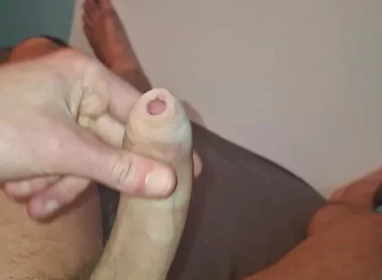 Solo Male Noface Twink X - Masturbating in the Evening
