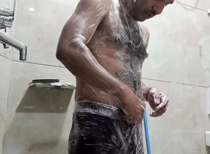 Indian Police Officer in Full Masti Mood