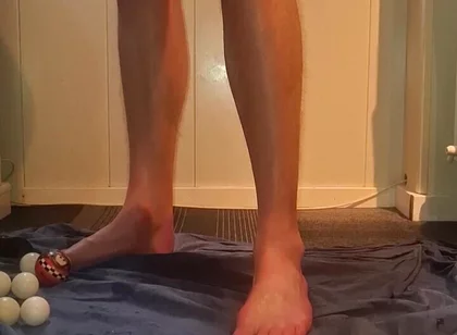 Solo Gay Anal Play - Huge Dildo's, Socks and Balls in Ass