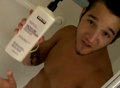 Shower Stroking Jock Jizzy