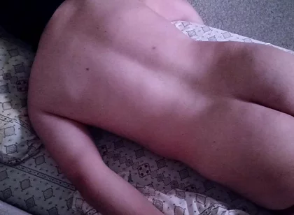 I'm in Bed, Masturbating My Ass