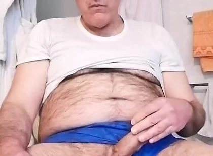 I Jerk off My Hairy Ass and Jerk My Hard Cock!