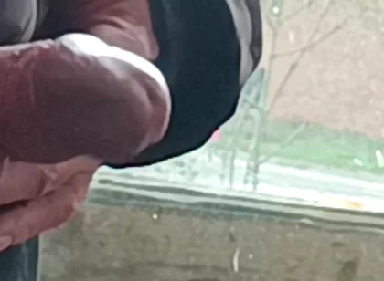 Masturbating and Cumming by the Window at Friend's House - Rockardglans