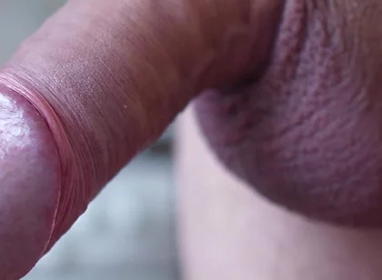 Pre-ejaculate From a Small Penis Turns Into Sperm.