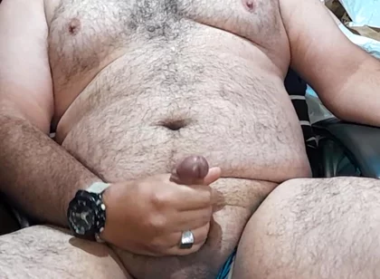 Nice Cum Using Blue Jocktrap