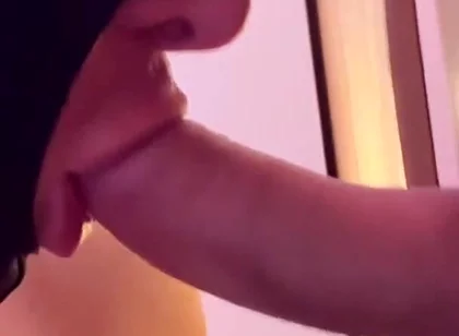Young Guy with Super Long Cock Face-fucks My Throat Until He Cums