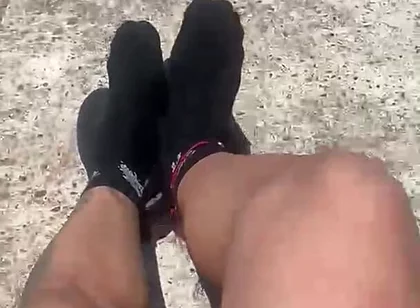 Walking Through the Castle of Cartagena and I Take off My Shoes to Rest so That You Can Worship My Feet