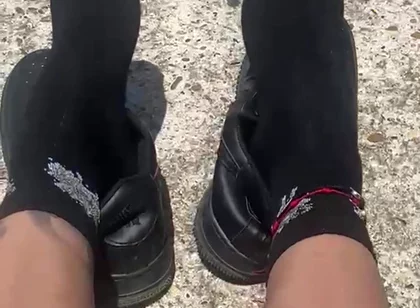 Walking Through the Castle of Cartagena and I Take off My Shoes to Rest so That You Can Worship My Feet
