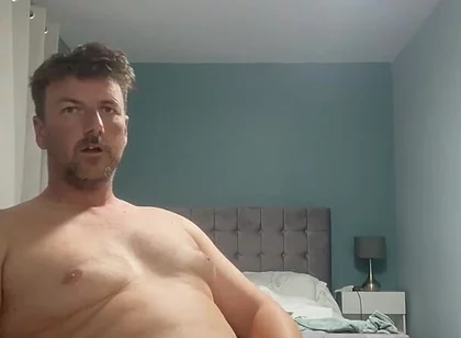Horny Stepdaddy Wanks and Fingers Arse