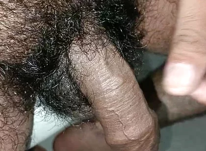 Lambe Ghane Kale Bal Wala Penis