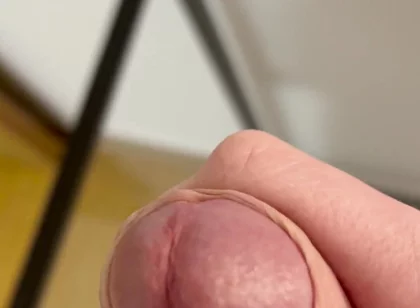 Fresh Cum on a Glass Table