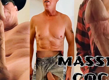 Massive Cock Delivers Massive Cumshot From Jeans