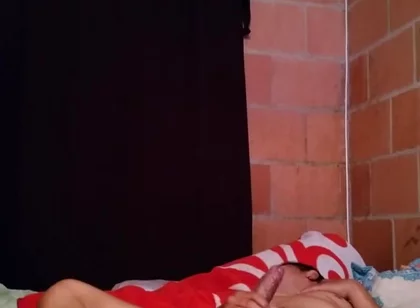 Latino Masturbating in the Room
