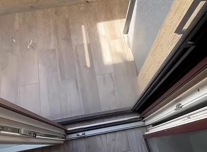 Too Cum From Balcony Almost Caught by Neighbors