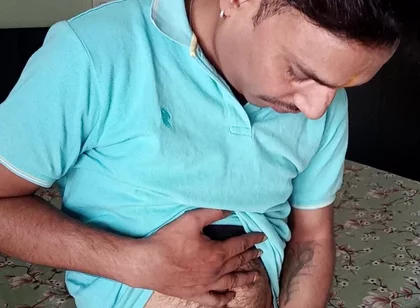 Indian Desi Man Sex and Show Shower Shoe and Masturbation