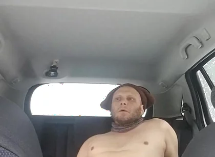 Back Seat of the Car in Parking Slot