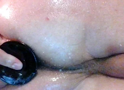 Oiled Sissy Close up Pussy Play Pt 1