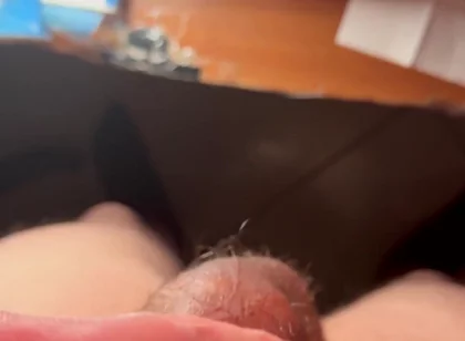 Masturbating