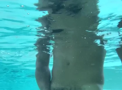 Underwater Cumshot