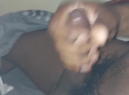 Huge Cum Fountain Out of My Thick BBC