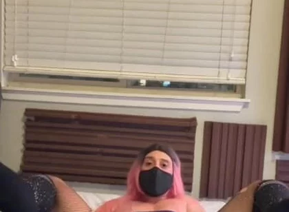 Big Ass CD Sissy Solo Cumshot