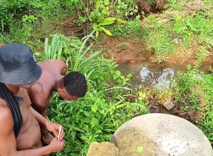 Ebony Ran for His Life After a Merciless Hard Jungle Fuck