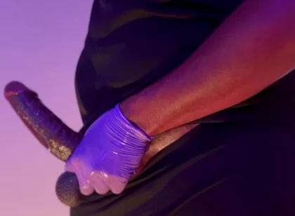 Watch Me Stroke This Massive Veiny BBC Just for You