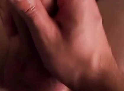 POV Real Couple Intimate Bareback Anal Sex with Breeding and Simultaneous Cum